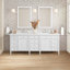 Meuble-lavabo double l 84 po Brittany-125373578