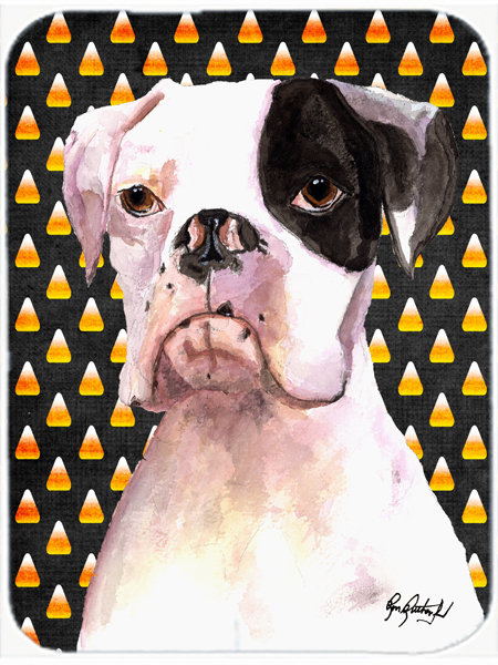 Planche à découper en verre boxer cooper cooper caroline Halloween Candy Corn