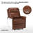 Rueda Genuine Leather Power Recliner with USB Port-84444145