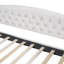 Lit de jour moderne beige avec bouton, structure en contreplaqué stable et support à lattes, lit de luxe facile à installer sans sommier, parfait pour la chambre à coucher-130190279-130190282