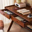 Bureau moderne et simple en bois massif avec tiroirs-885877216-885877219