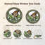 Panneau de vitrail de jardin Butterfly H 12 po-1168974606