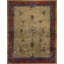 Tapis antique en laine noué à la main ivoire et crème beige