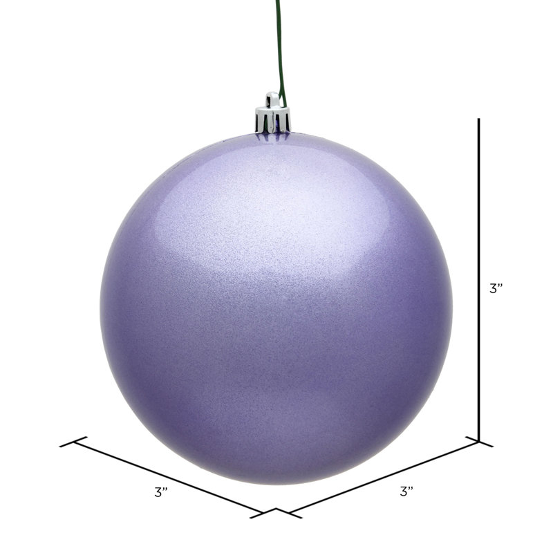 Ornement boule des Fêtes, Lavande