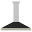 ZLINE 48" Fingerprint Resistant Stainless Steel Range Hood with Stainless Steel Handle-527745809