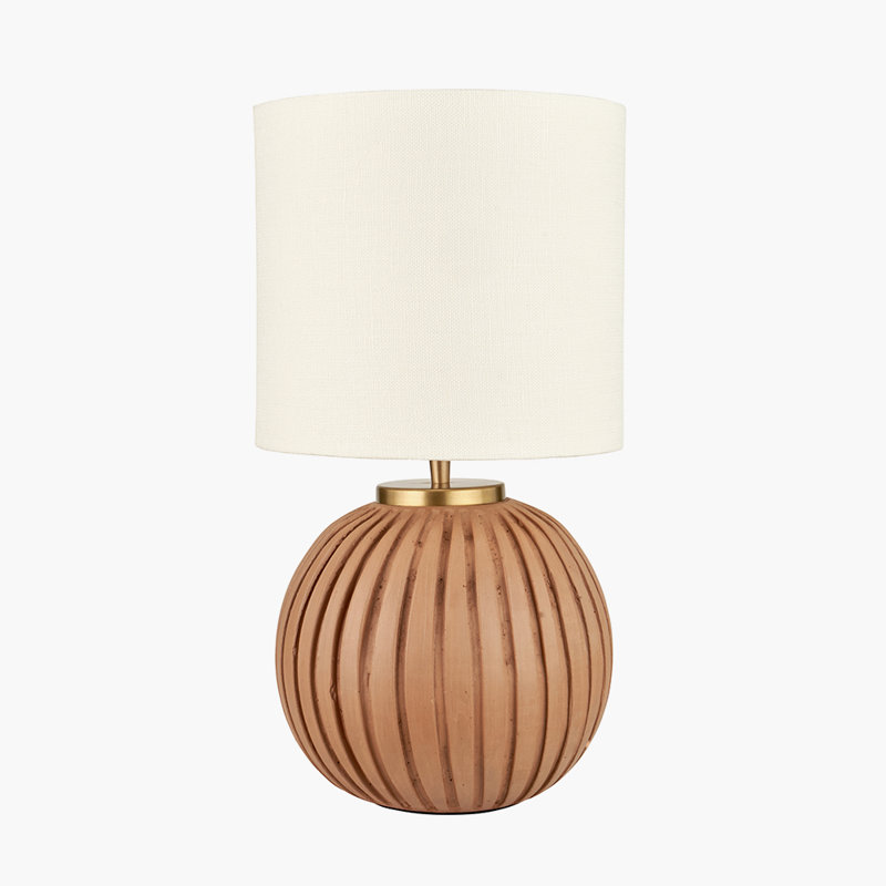 Ezekiel Ceramic Table Lamp, Natural