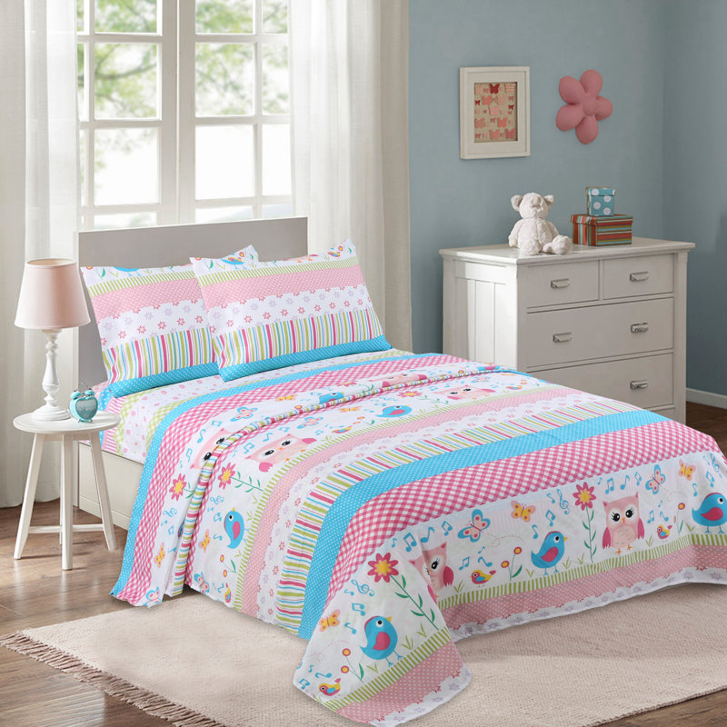 Burge Microfiber Sheet Set, Twin