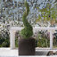 Concrete Effect Square Planter, Frostproof Reinforced Stone Outdoor Plant Pot, Garden Planter Box with Drainage Holes-517475461-517476287