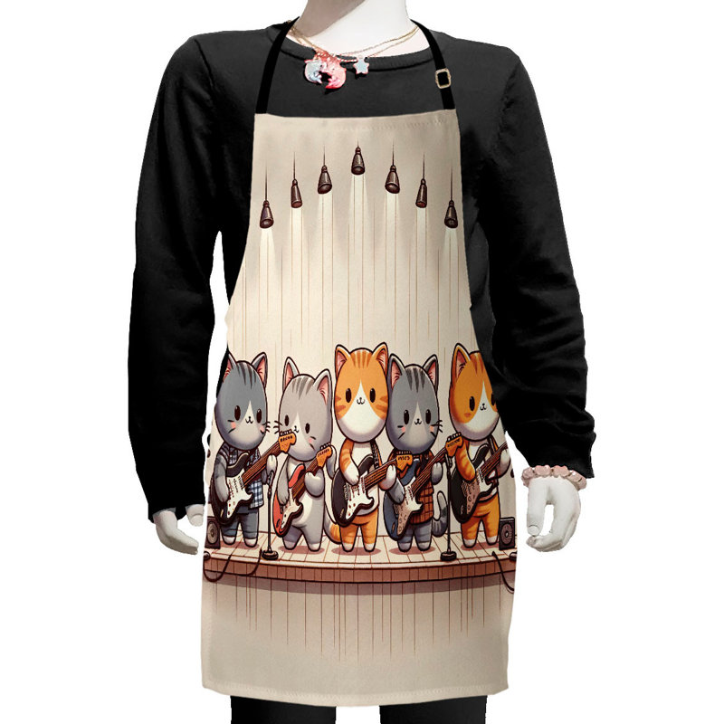 No Pattern Bib Apron
