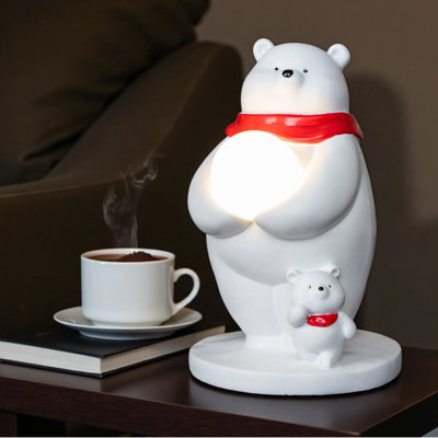Lampe de table ours polaire