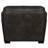 Adreena Faux Leather Club Chair with Ottoman