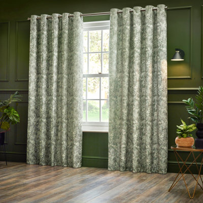 Kozan Polyester Room Darkening Curtain Pair