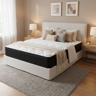 Matelas hybride 10 po avec confort rafraîchissant et ressorts ensachés