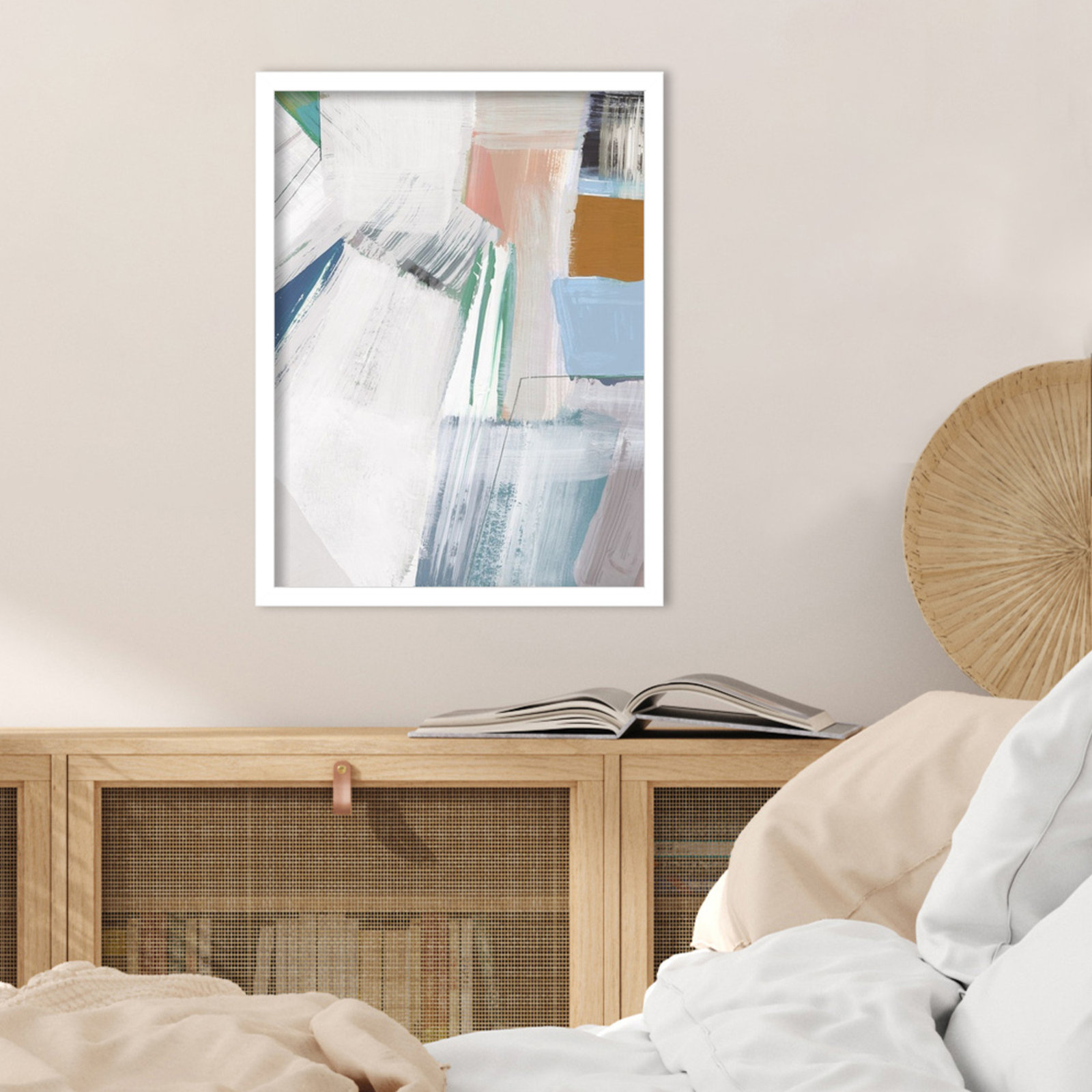 Buildings II by Gilpin Wood Framed Wall Art Print, 21" H x 16" W, White