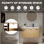 Meuble-lavabo mural 36 po avec lavabo intégré 36 po, 3 portes-129105224