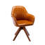 Fauteuil pivotant rembourré Oran-61798432
