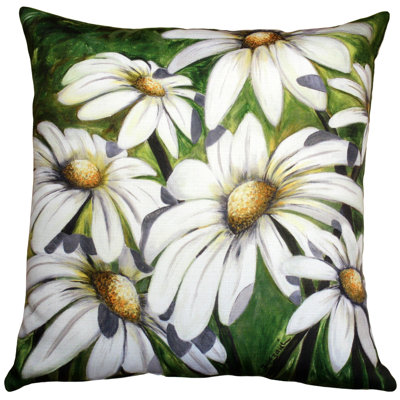 Daisy Patch Indoor/Outdoor Throw Pillow
