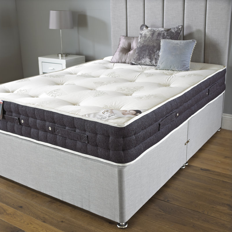 Extra Firm Orthopaedic 25cm Open Coil Mattress, Provide Better Spine Alignment and Back Support. Ideal for back pain relief and heavy sleeper.