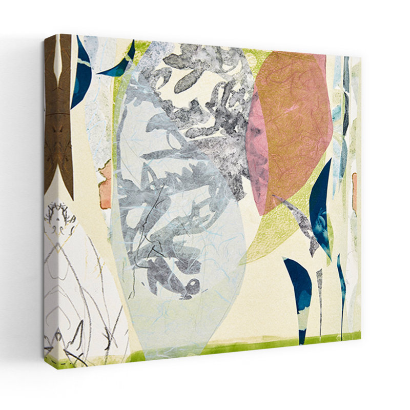 Miyako, art abstrait contemporain, H 36 po x l 36 po