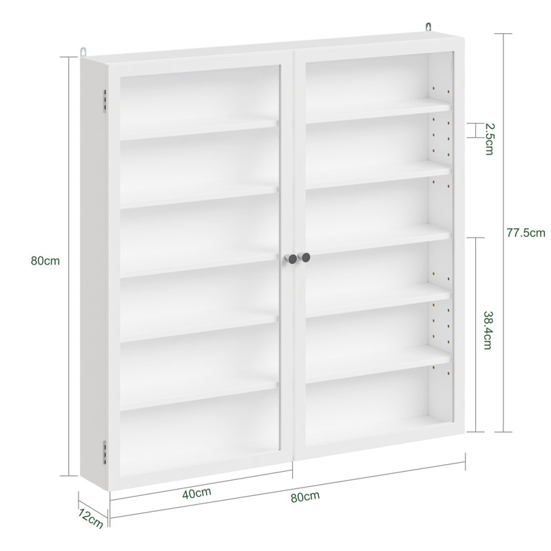 80 cm W Display Cabinet