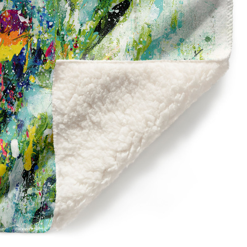 Couverture sherpa à 3 doux souvenirs, l 51 po x L 60 po