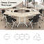 Table de formation modulaire trapézoïdale Bush Business Furniture Synergy-119120732-119120726