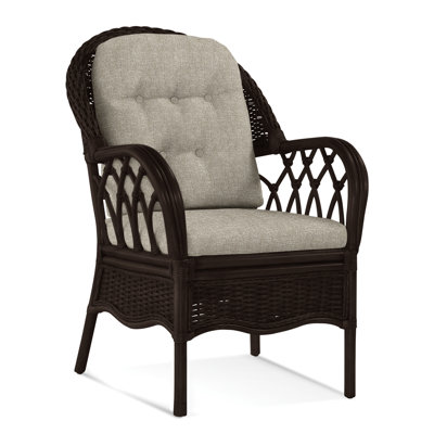 Chaise avec accoudoirs rembourrée Everglade