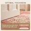 Tapis Amber2 moderne à motifs mosaïques mouchetées abstraites orange, rouge et crème, lavable à la machine, antidérapant, à poils courts, pour l'intérieur et l'extérieur, adapté aux animaux domestiques, idéal pour le salon, la chambre, la salle à manger, l'entrée, le couloir ou le bureau.-787303682