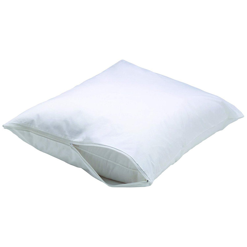 Protecteur de coussin à fermeture éclair en coton canadien