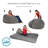 CordaRoy's Corduroy Convertible Bean Bag Chair-87284192-87325710