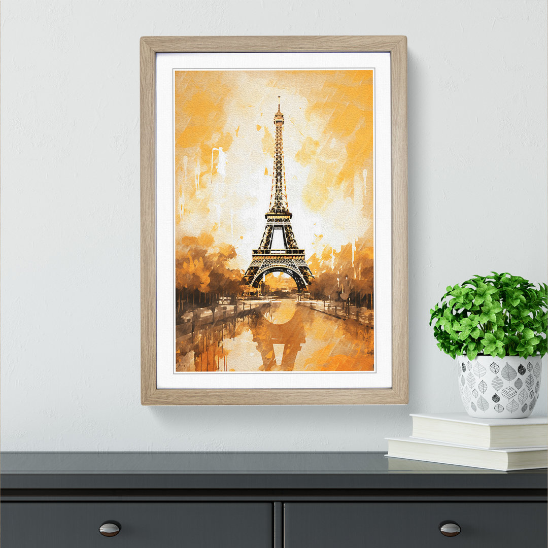 Eiffel Tower Gestural No.2 - Print