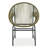 Nusa Outdoor Patio Wicker Chair,Pe Rattan & Iron Frame, Set Of 2-418109769