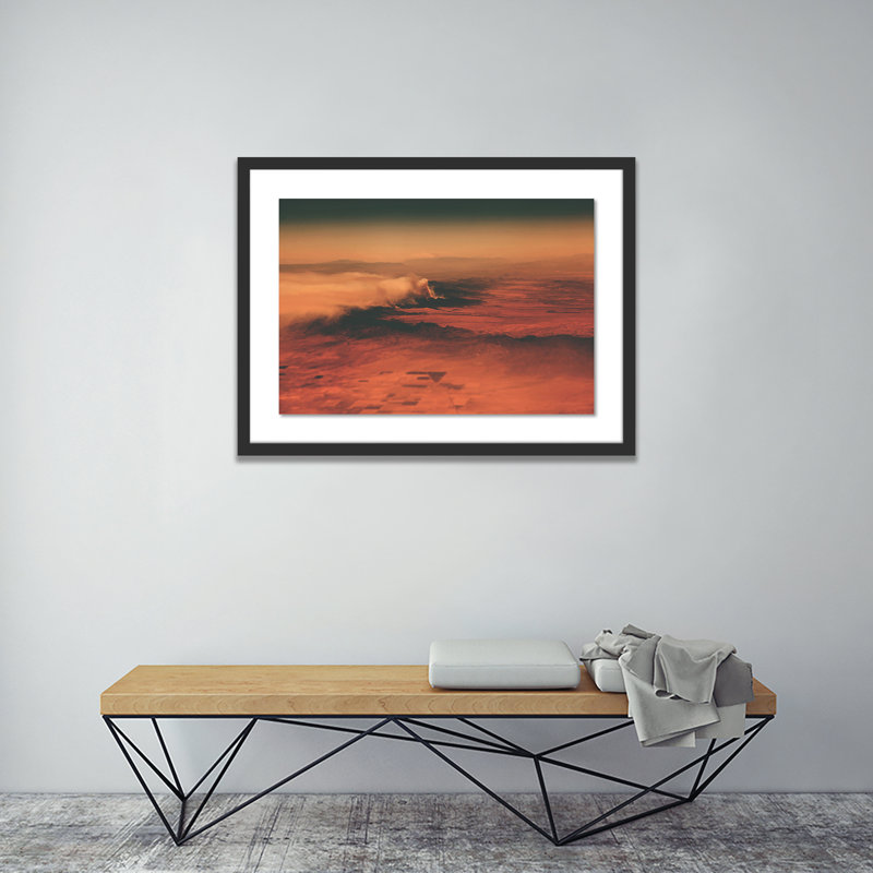 Storm, Arizona Print by Riley Ryan-Wood, Black, 29" H x 40" W x 2.5" D