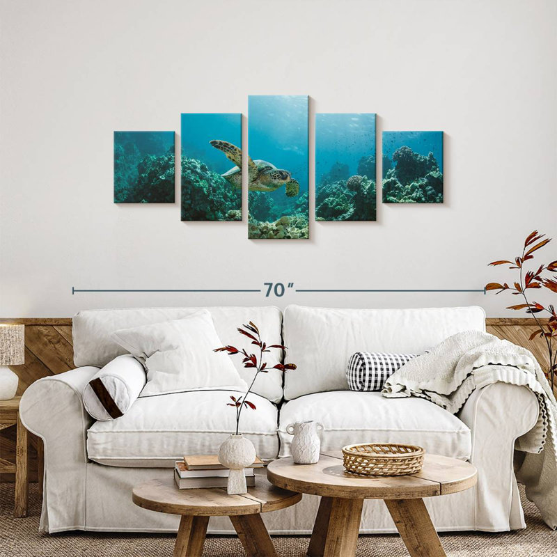 Tortue de mer Brampt à Maui, H 24 po x l 55 po