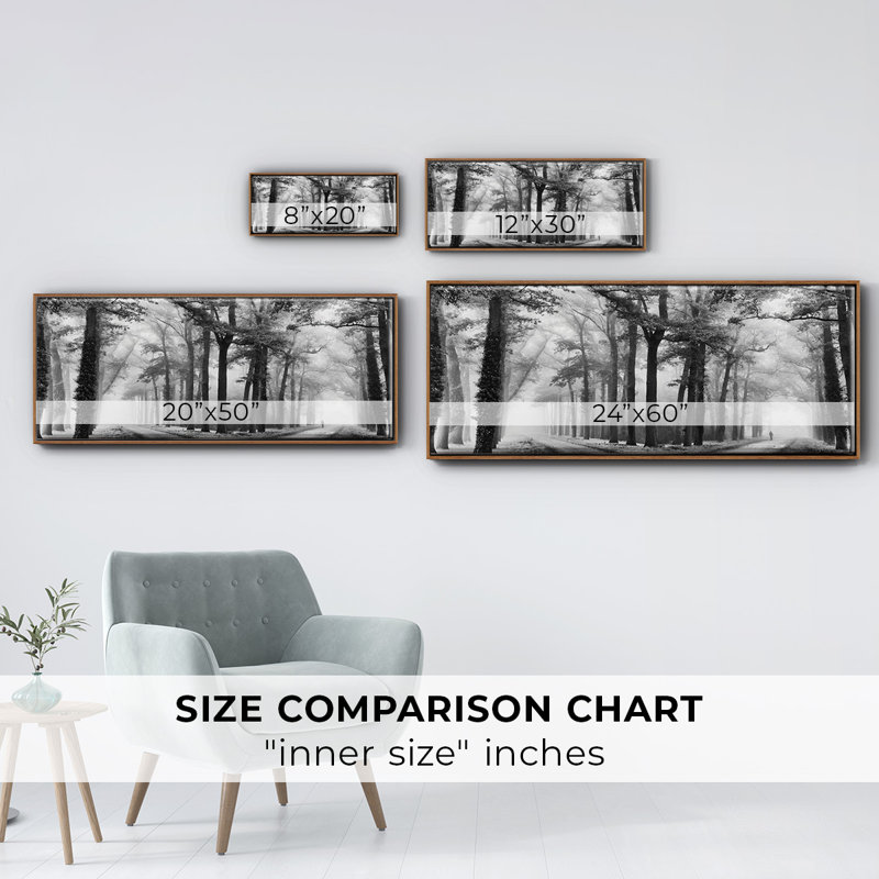 Turning Left- Framed Canvas