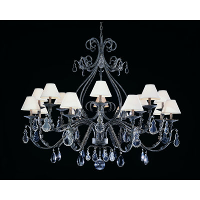 Lustre empire 16 lumières French Elegance