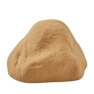 Housse de faux rocher, couvercle de pompe de fausse pierre pour l'extérieur, texture naturelle réaliste, rocher artificiel en polyrésine léger et résistant aux intempéries pour l'aménagement de jardin, sable, petite taille