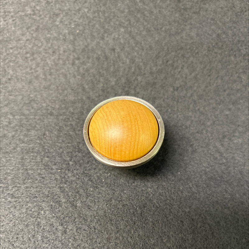 (Paquet de 5) Nickel satiné à bouton de 1/8 po
