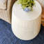 Table d'appoint en ciment 17 pouces Lydia