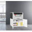 Spofford White Steel Mobile Pedestal Printer Stand - Office Furniture Copier Cabinet-94030286
