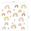 Cheerful Nursery Cute Rainbows Wall Sticker