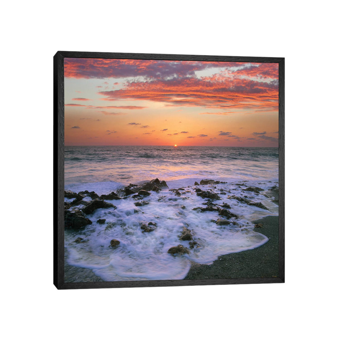 Küste bei Sonnenuntergang, Blowing Rocks Beach, Jupiter Island, Florida