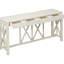 Table de 60 po, placage, 4 tiroirs, console de rangement ouverte en dessous-1812180903