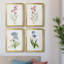 Delicate Pink I - ensemble de 4 peintures sur toile encadrées-379458575-379458562