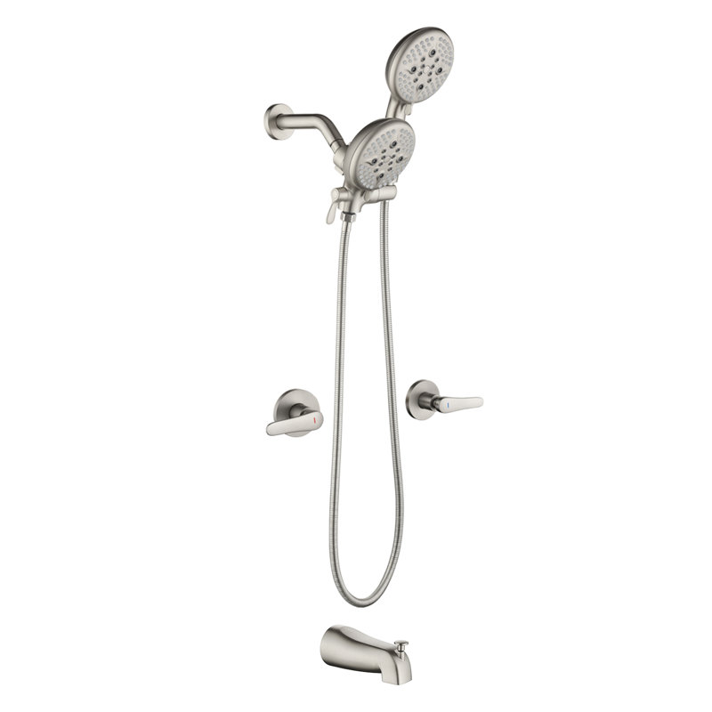 Dual Function Complete Shower System, Brushed Nickel