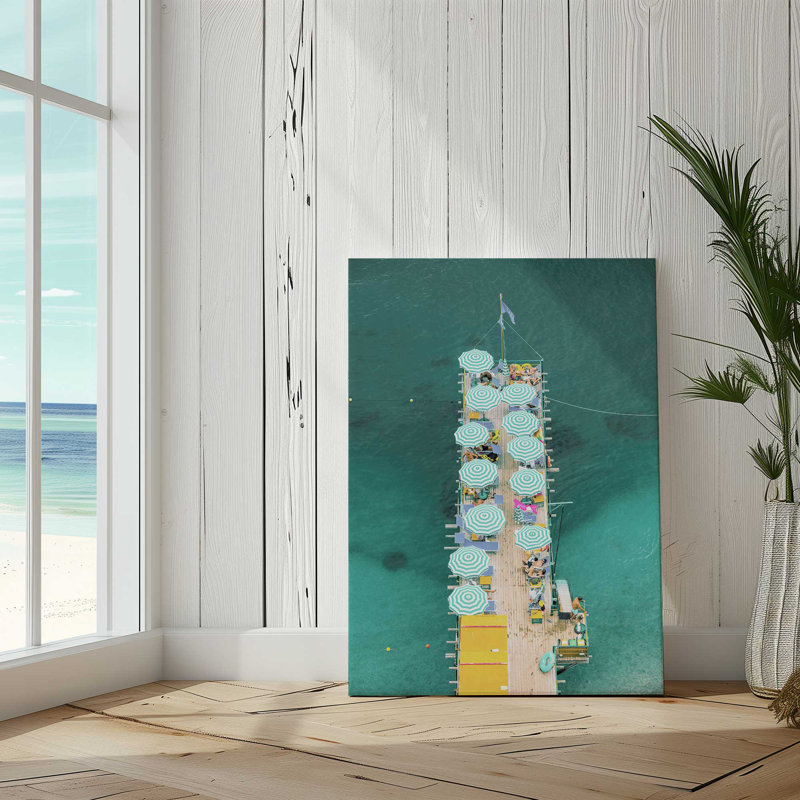 Impression sur toile Pier Paradise, H 18 po x l 12 po x P 1,25 po, Toile tendue