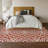 Premium Machine Washable Cerrito Red Rug-105688972
