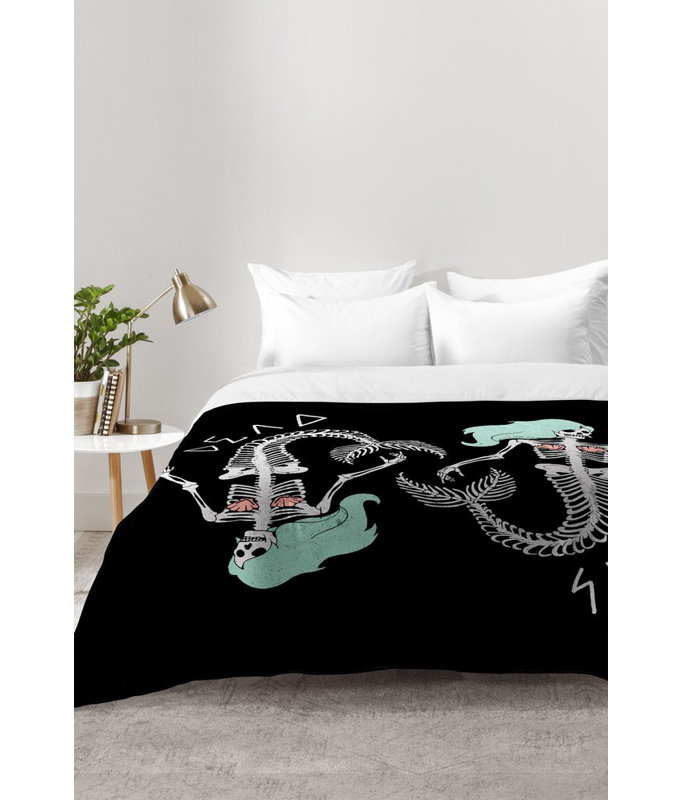 Wesley Bird Modern & Contemporary Polyester Comforter, Full/Queen Comforter + 2 Standard Shams
