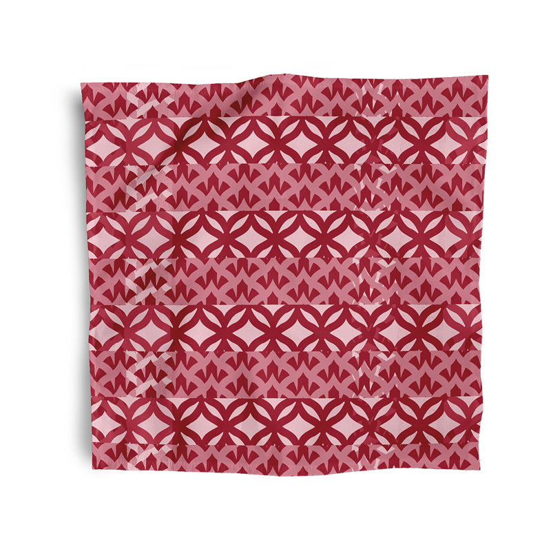 Ciril Greek Simple Napkins, Red