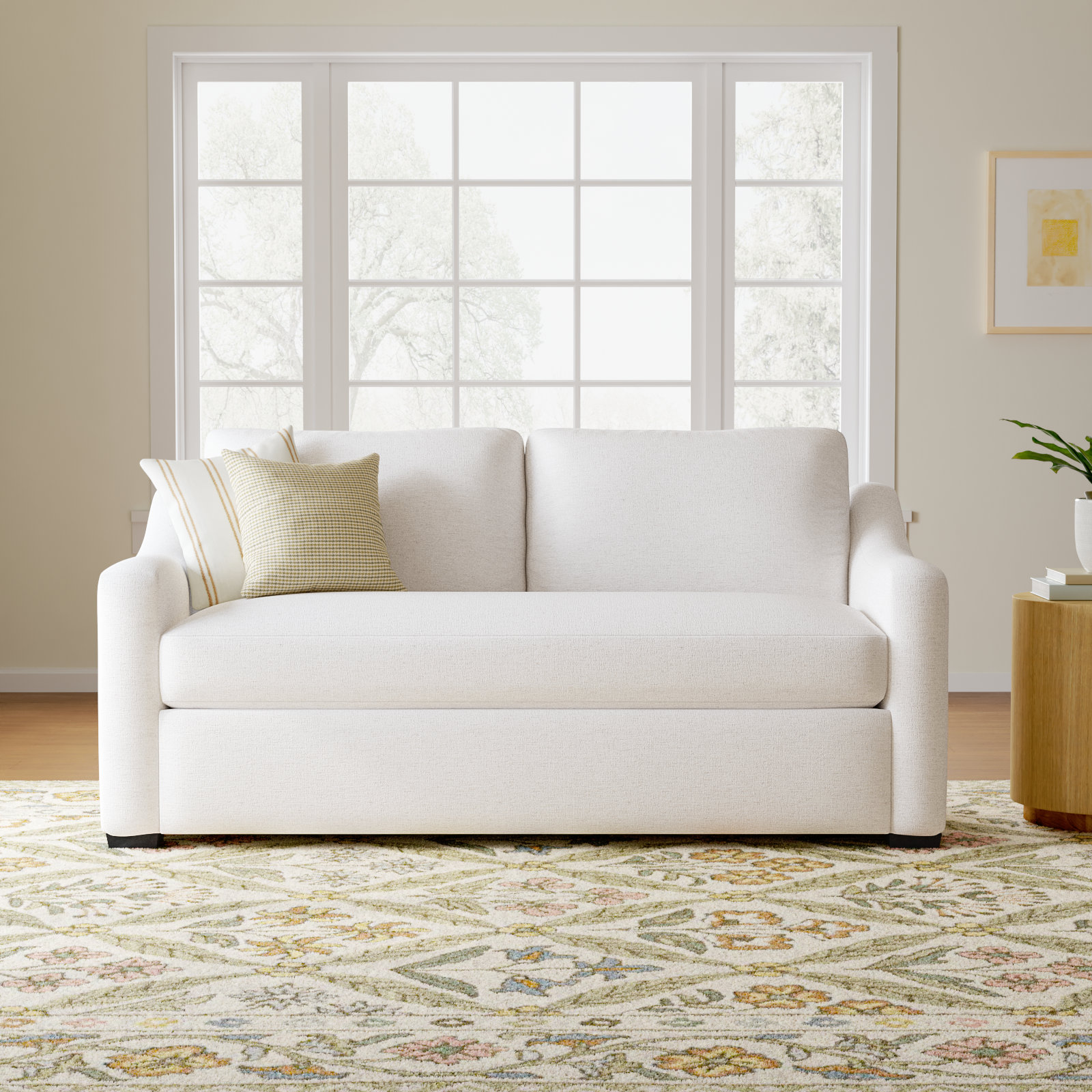 Cranbrook 78'' Upholstered Sofa, Nomad Snow Crypton® Chenille